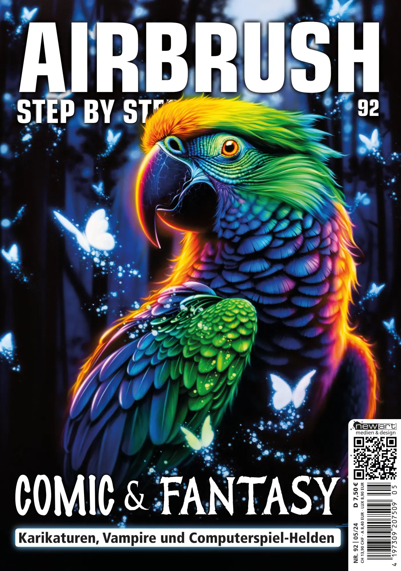 Cover: 9783941656857 | Airbrush Step by Step 92 | Comic & Fantasy | Neimar L. Duarte (u. a.)